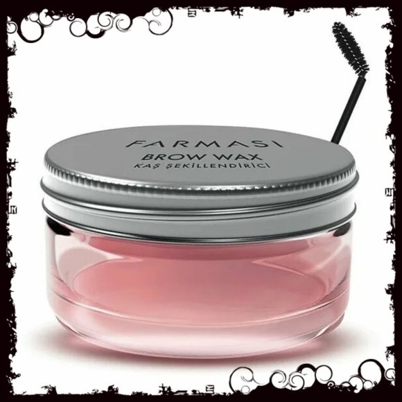 NIB Large 1.7oz Jar Farmasi Eyebrow Styling Wax w/Brush - Picture 4 of 5